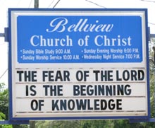 The Fear of the Lord Is the Beginning of Knowledge